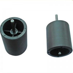 Anpassad Permanent bonded Multi-polar Injection Plastic Ferrite NdFeB Motor Magnet